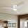 ZEVENTI - LED Dæmpbar loftventilator ORBITO LED/24W/230V 3000/4000/6000K Wi-Fi Tuya hvid + fjernbetjening