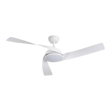 ZEVENTI - LED dæmpbar loftventilator AERYS LED/24W/230V 3000/4000/6000K Wi-Fi Tuya hvid + fjernbetjening
