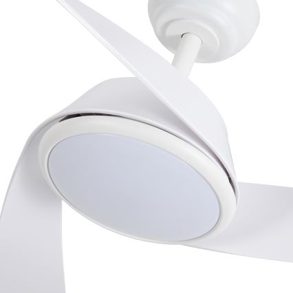 ZEVENTI - LED dæmpbar loftventilator AERYS LED/24W/230V 3000/4000/6000K Wi-Fi Tuya hvid + fjernbetjening