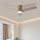 ZEVENTI - LED loftventilator BARROSA LED/18W/230V 3000/4000/6000K Wi-Fi Tuya beige + fjernbetjening