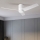 ZEVENTI - LED loftventilator BARROSA LED/18W/230V 3000/4000/6000K Wi-Fi Tuya hvid + fjernbetjening
