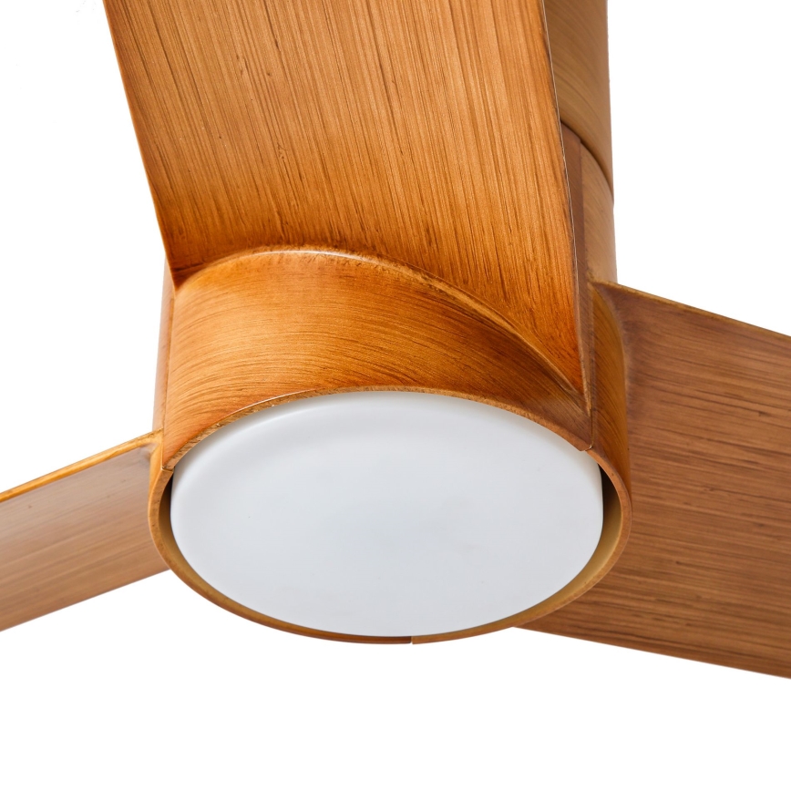 ZEVENTI - LED loftventilator BARROSA LED/18W/230V 3000/4000/6000K Wi-Fi Tuya brun + fjernbetjening