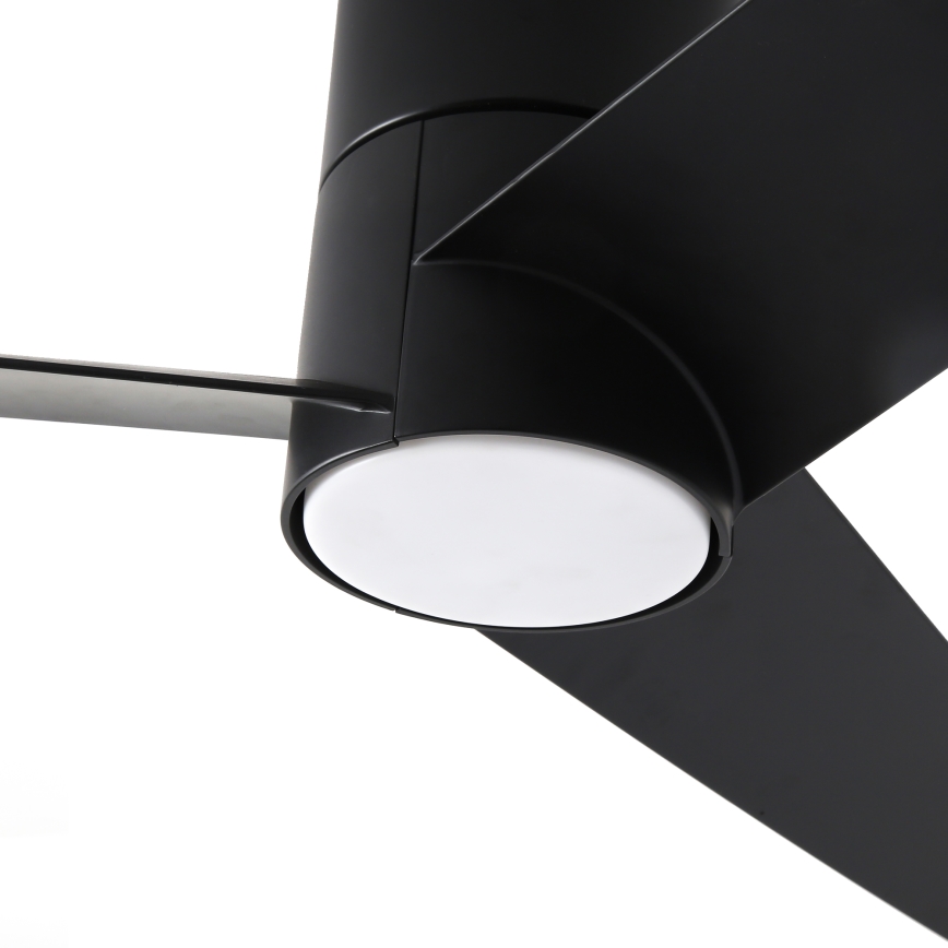 ZEVENTI - LED loftventilator BARROSA LED/18W/230V 3000/4000/6000K Wi-Fi Tuya sort + fjernbetjening
