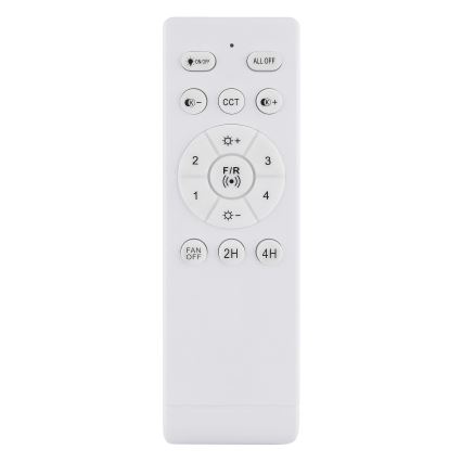 ZEVENTI - LED loftventilator dæmpbar MUNDAKA LED/10W/230V 3000-6500K sort + fjernbetjening