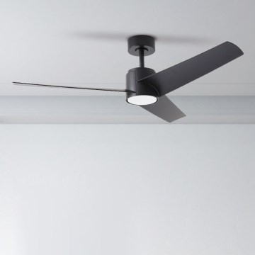 ZEVENTI - LED loftventilator dæmpbar ORVIETO LED/18W/230V 3000-6000K Wi-Fi Tuya sort + fjernbetjening