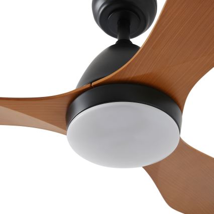 ZEVENTI - LED loftventilator dæmpbar MURO LED/18W/230V 3000-6000K Wi-Fi Tuya sort + fjernbetjening