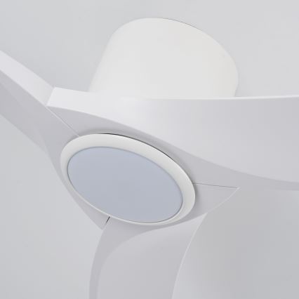 ZEVENTI - LED Dæmpbar loftventilator ORBITO LED/24W/230V 3000/4000/6000K Wi-Fi Tuya hvid + fjernbetjening