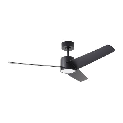 ZEVENTI - LED loftventilator dæmpbar ORVIETO LED/18W/230V 3000-6000K Wi-Fi Tuya sort + fjernbetjening
