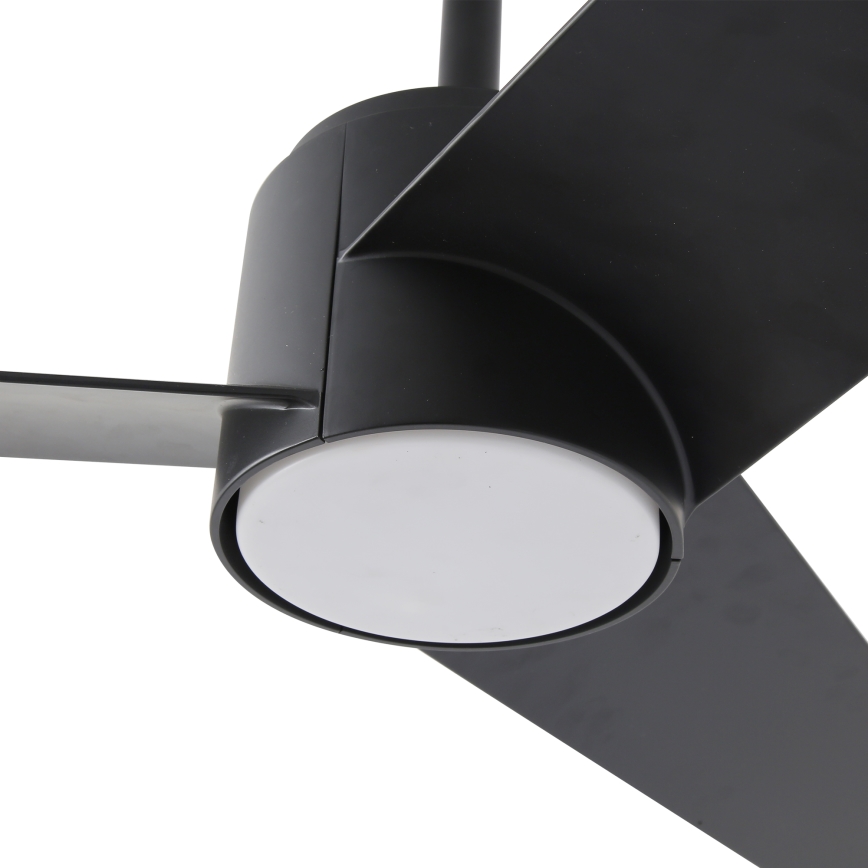 ZEVENTI - LED loftventilator dæmpbar ORVIETO LED/18W/230V 3000-6000K Wi-Fi Tuya sort + fjernbetjening