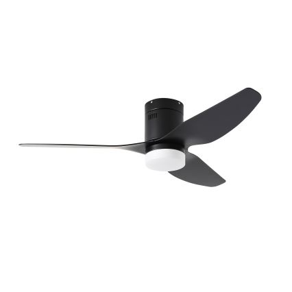 ZEVENTI - LED loftventilator dæmpbar PADUA LED/18W/230V 3000-6000K Wi-Fi Tuya sort + fjernbetjening