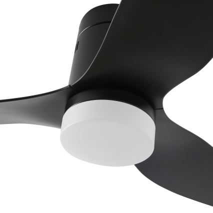 ZEVENTI - LED loftventilator dæmpbar PADUA LED/18W/230V 3000-6000K Wi-Fi Tuya sort + fjernbetjening