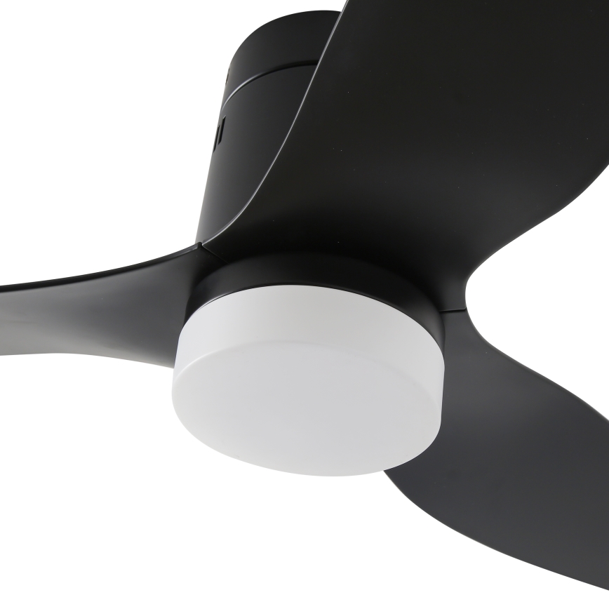 ZEVENTI - LED loftventilator dæmpbar PADUA LED/18W/230V 3000-6000K Wi-Fi Tuya sort + fjernbetjening