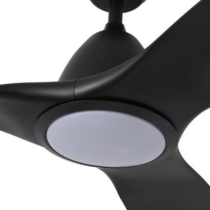 ZEVENTI - LED loftventilator dæmpbar URBINO LED/20W/230V 3000-6000K Wi-Fi Tuya sort + fjernbetjening