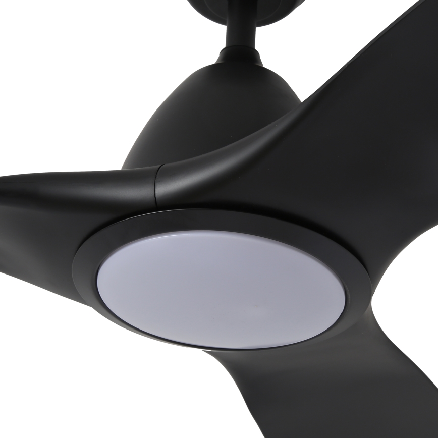 ZEVENTI - LED loftventilator dæmpbar URBINO LED/20W/230V 3000-6000K Wi-Fi Tuya sort + fjernbetjening