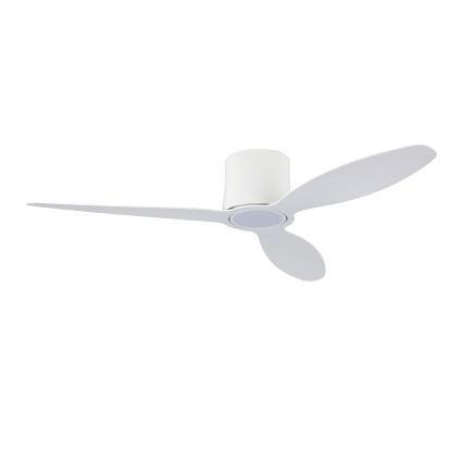 ZEVENTI - LED-dæmpbar loftventilator VENTORA LED/24W/230V 3000/4000/6000K Wi-Fi Tuya hvid + fjernbetjening