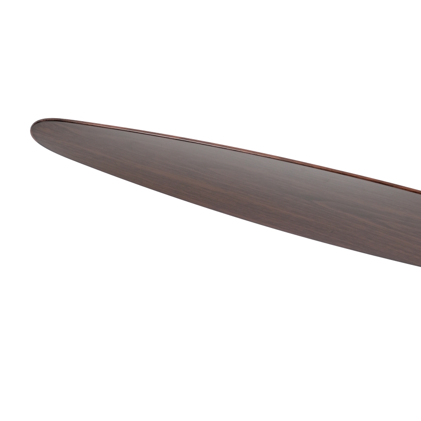 ZEVENTI - Dæmpbar LED-loftventilator VENTORA LED/24W/230V 3000/4000/6000K Wi-Fi Tuya sort/valnød + fjernbetjening