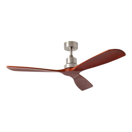 ZEVENTI - Loftsventilator LIONI Wi‑Fi Tuya mat krom/eg + fjernbetjening