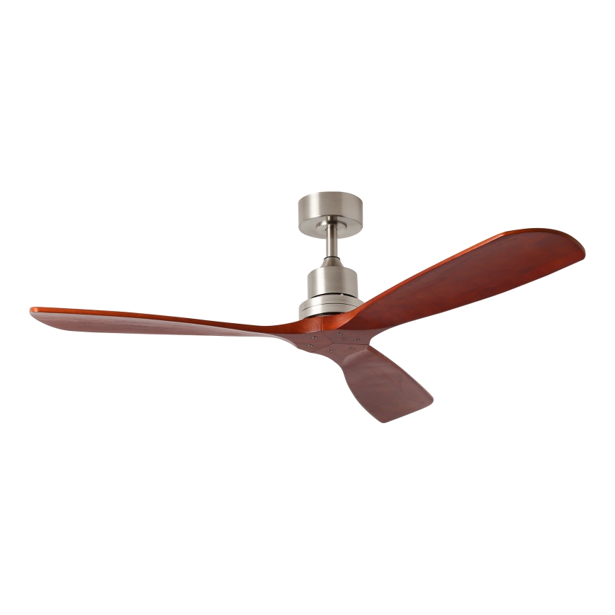 ZEVENTI - Loftsventilator LIONI Wi‑Fi Tuya mat krom/eg + fjernbetjening