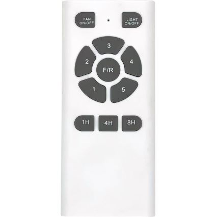 ZEVENTI - Loftventilator LAURIA Wi-Fi Tuya sort/eg + fjernbetjening