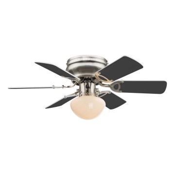 ZEVENTI - Loftventilator GALDANA 1xE27/60W/230V grå/hvid