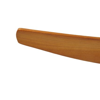 ZEVENTI - Loftventilator SPELLO Wi-Fi Tuya sort/eg + fjernbetjening