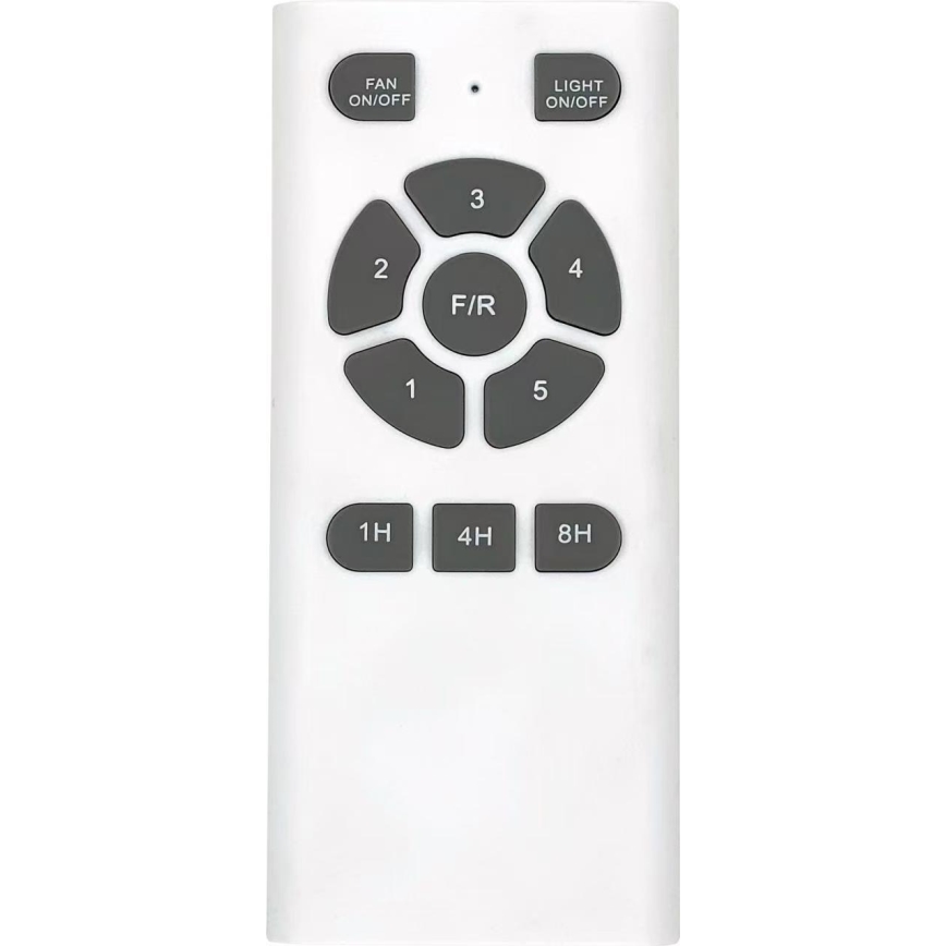 ZEVENTI - Loftventilator SPELLO Wi-Fi Tuya sort/eg + fjernbetjening