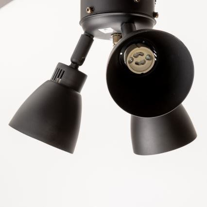 ZEVENTI - Loftventilator ZURRIOLA 3xGU10/50W/230V