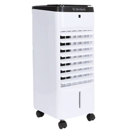 ZEVENTI - Luftkøler ARCTIC 60W/230V sort/hvid + fjernbetjening