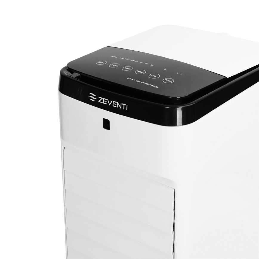 ZEVENTI - Luftkøler ARCTIC 60W/230V sort/hvid + fjernbetjening