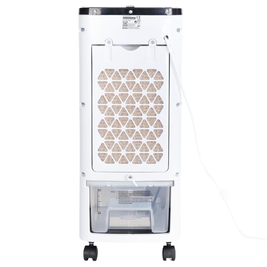 ZEVENTI - Luftkøler ARCTIC 60W/230V sort/hvid + fjernbetjening