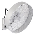 ZEVENTI - Vægmonteret ventilator FANNY 50W/230V mat krom + fjernbetjening