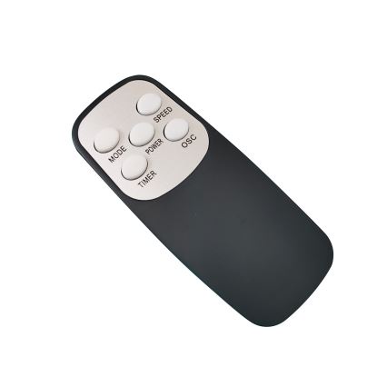 ZEVENTI - Vægventilator FANNY 50W/230V Ø 45 cm sort + fjernbetjening