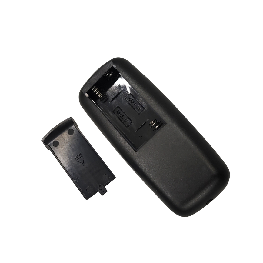 ZEVENTI - Vægmonteret ventilator FANNY 50W/230V Ø 45 cm mat krom + fjernbetjening