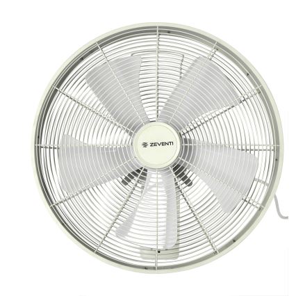 ZEVENTI - Vægventilator FREEZE 50W/230V diameter 40 cm hvid + fjernbetjening