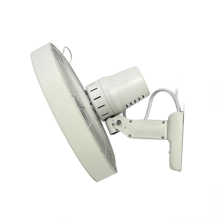 ZEVENTI - Vægventilator FREEZE 50W/230V diameter 40 cm hvid + fjernbetjening