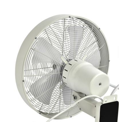 ZEVENTI - Vægventilator FREEZE 50W/230V diameter 40 cm hvid + fjernbetjening