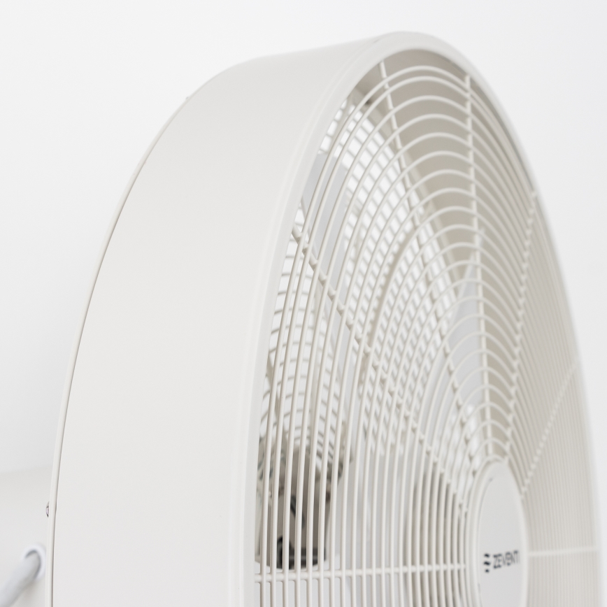 ZEVENTI - Vægventilator FREEZE 50W/230V diameter 40 cm hvid + fjernbetjening