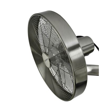 ZEVENTI - Vægventilator FREEZE 50W/230V diameter 40 cm mat krom + fjernbetjening