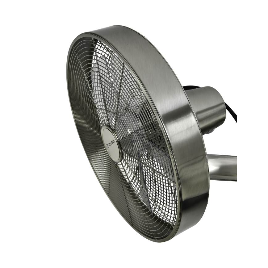 ZEVENTI - Vægventilator FREEZE 50W/230V diameter 40 cm mat krom + fjernbetjening