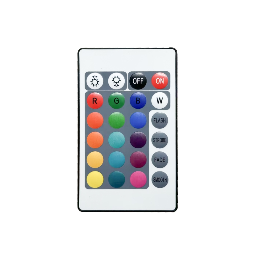 Zuma Line - LED bordlampe m. RGB-farver dæmpbar LED/1W/5V/3xAA + fjernbetjening