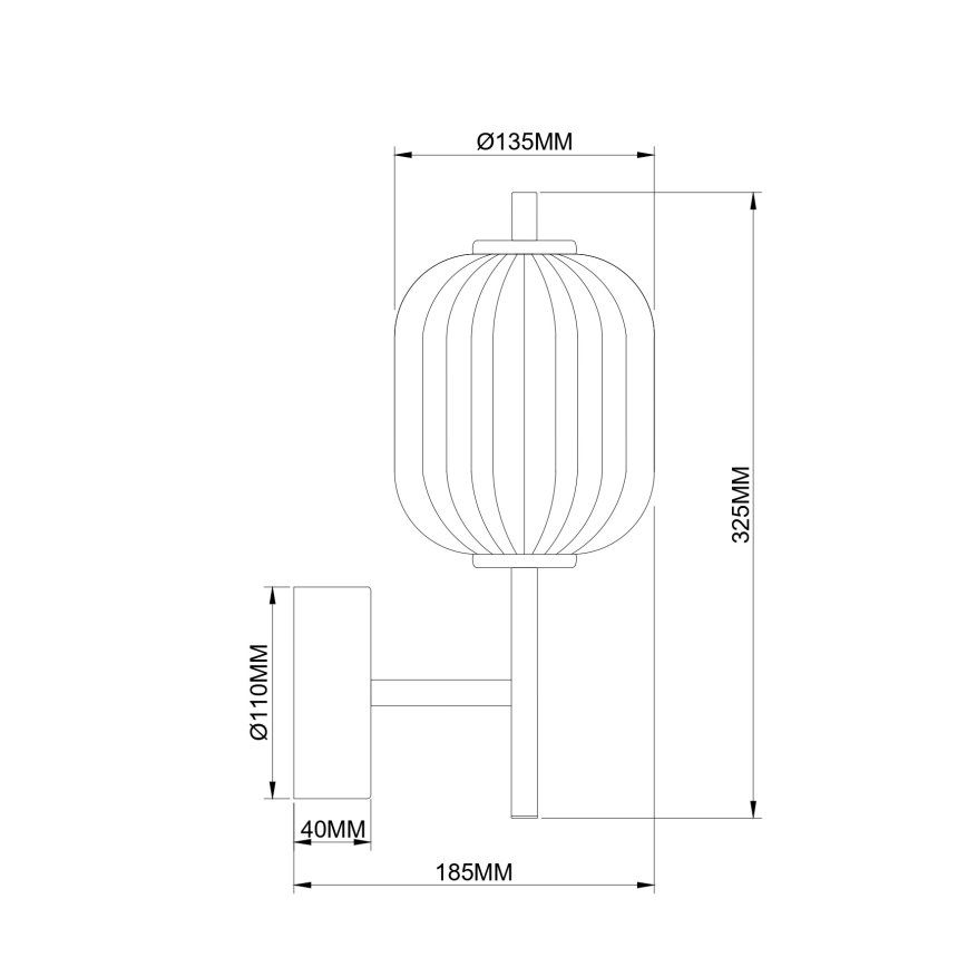Zuma Line - LED væglampe LED/6,5W/230V guld
