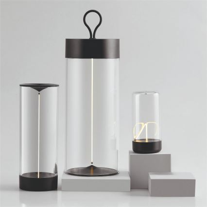 Zuma Line - LED Bordlampe dæmpbar og genopladelig LED/1,2W/230V grå IP54