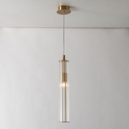 Zuma Line - Pendel på kabel 1xE14/7W/230V guld