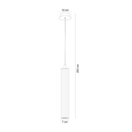 Zuma Line - Pendel på kabel 1xE14/7W/230V guld