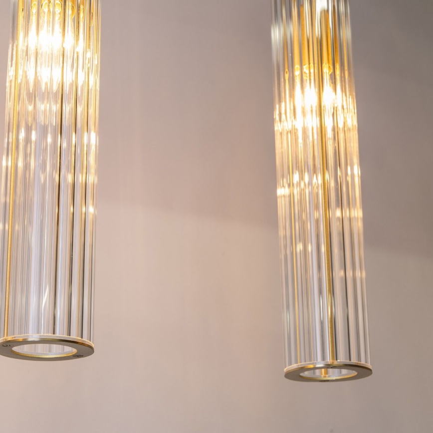 Zuma Line - Pendel med kabelophæng 4xE14/7W/230V guld