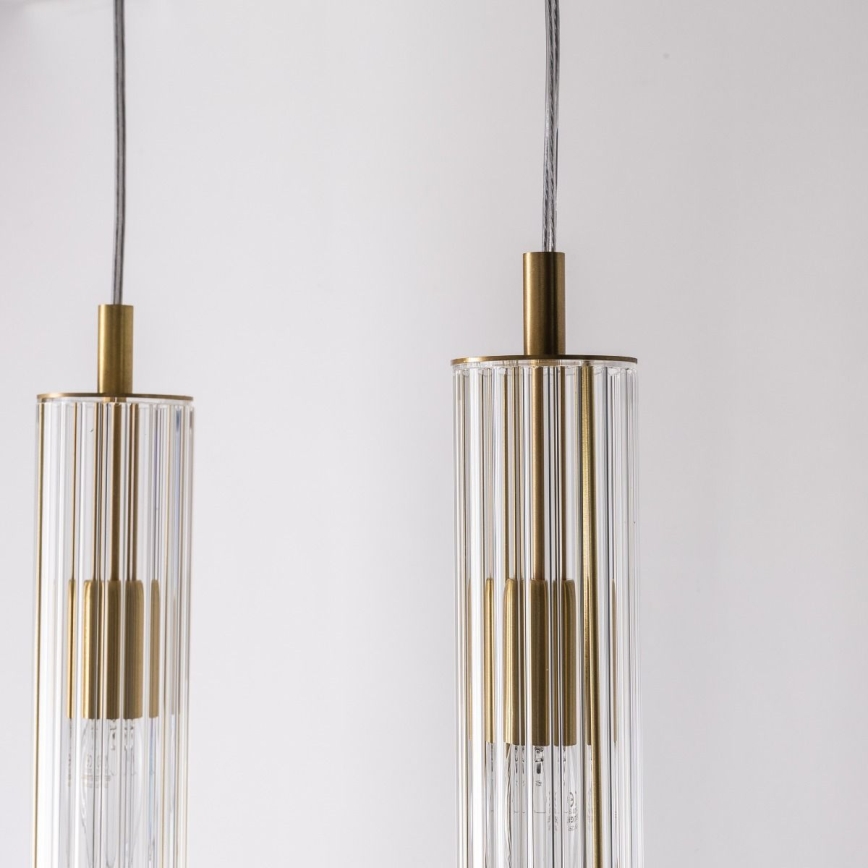 Zuma Line - Pendel med kabelophæng 4xE14/7W/230V guld