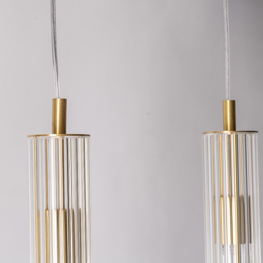 Zuma Line - Pendel med kabelophæng 4xE14/7W/230V guld