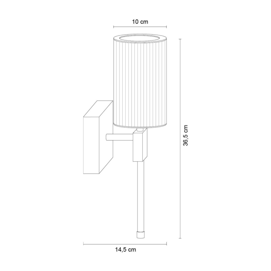 Zuma Line - Væglampe 1xE14/7W/230V, guld