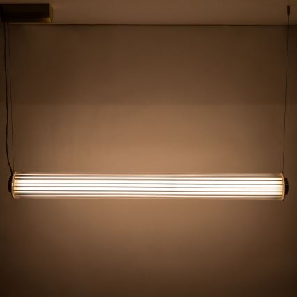 Zuma Line - Dæmpbar LED-lysekrone med wireophæng LED/39W/230V 2700-6500K guld + fjernbetjening