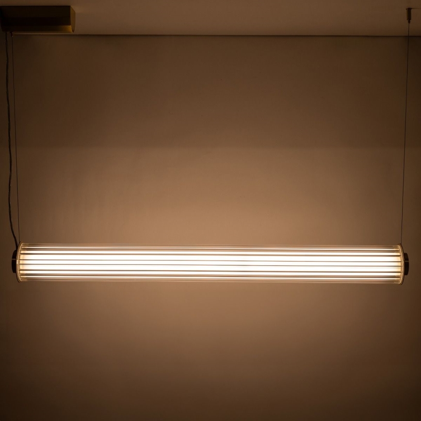 Zuma Line - Dæmpbar LED-lysekrone med wireophæng LED/39W/230V 2700-6500K guld + fjernbetjening